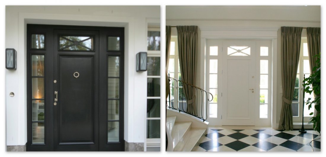 Front doors – wooden oak fitted to size doors, high quality, prestige, external doors