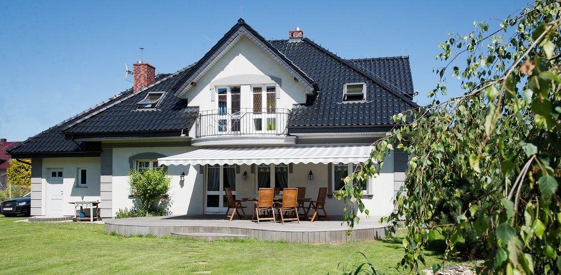 External timber doors and timber windows in a house in a Provencal style – Provencal style, traditional oak windows and front doors, entry doors on request