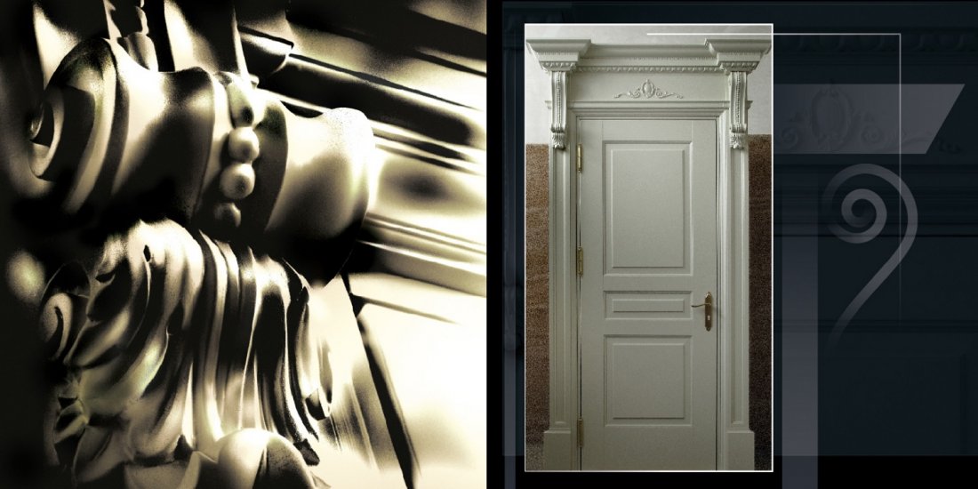 Internal doors - alder luxury and exclusive carved doors producer, wooden bespoke doors from the manufacturer, wooden doors renovation