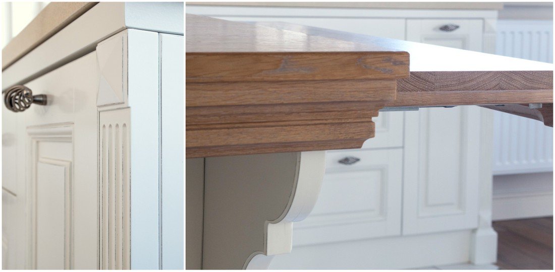 Fitted timber kitchens – bespoke kitchen furniture to order in a rustic style, built-in kitchens producer